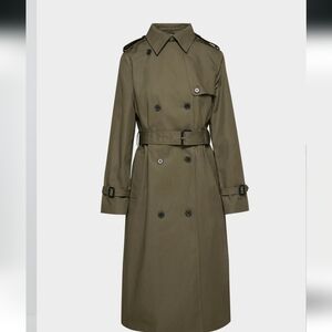 *NEW* Aritzia Khaki Double-Breasted Trench‎ Coat